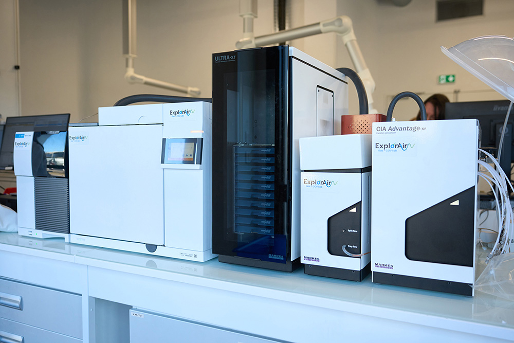 analyseur transportable et en laboratoire TD/GC/MS