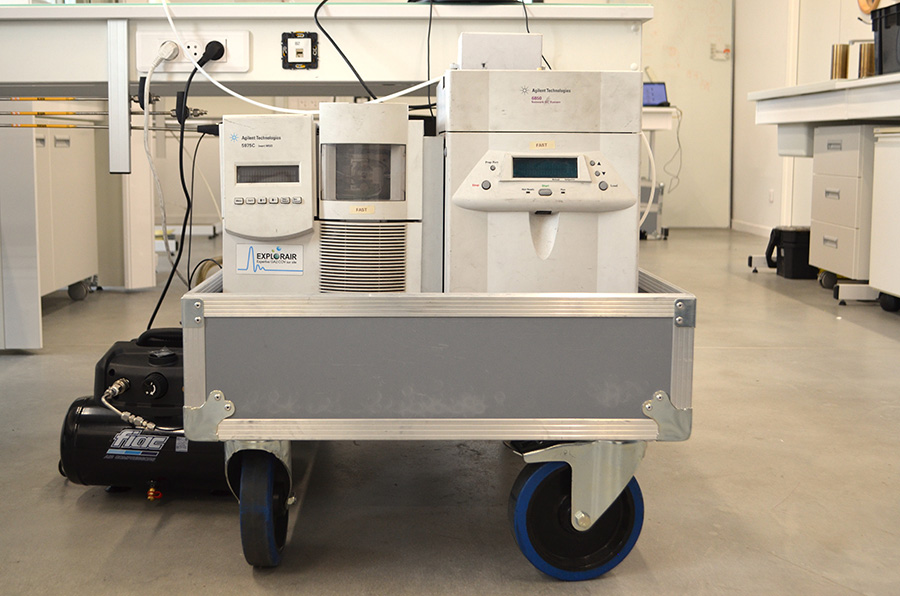 Analyseur transportable GC/MS