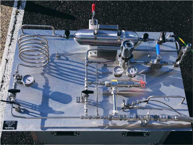plaquette pour analyse d’hydrogène développée par EXPLORAIR